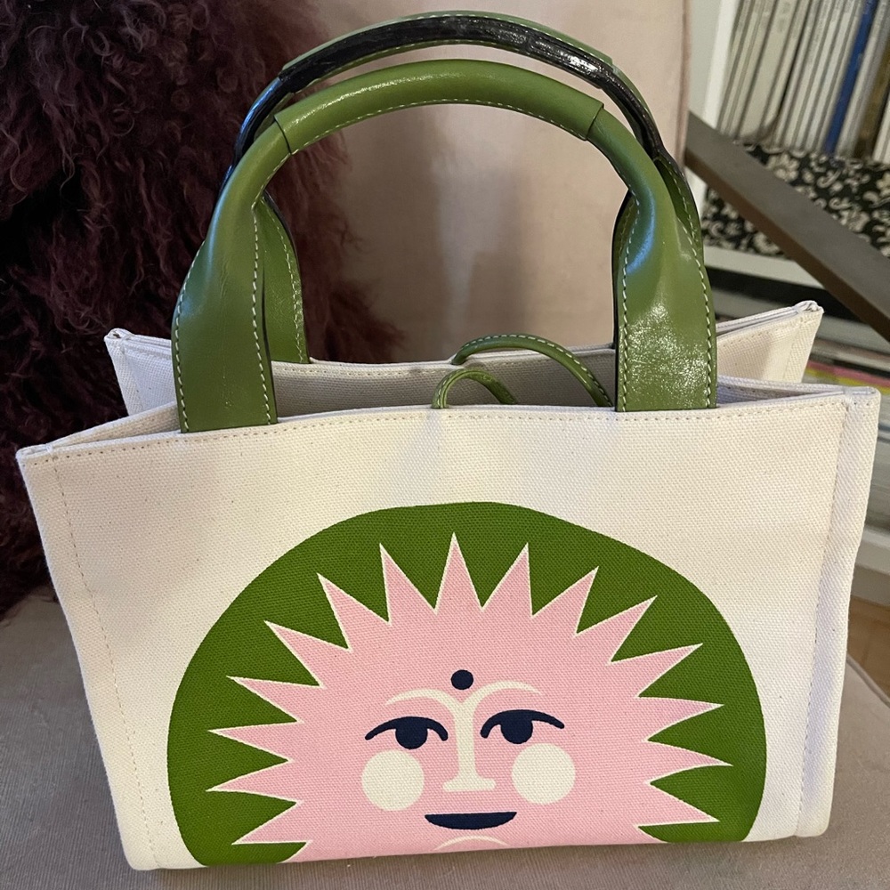 Kate Spade canvas tote bag